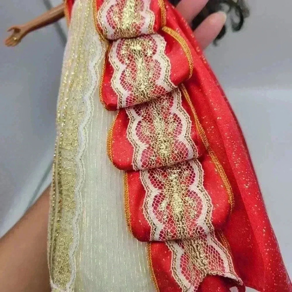 VTG 1987 MATTEL INC. HAPPY HOLLIDAYS BLACK BARBIE DOLL SPECIAL EDITTION RARE - Picture 14 of 16